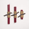 Everyday tapers in rhubarb