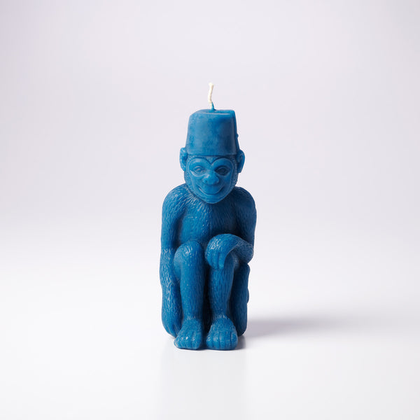 Peacock Monkey with Fez by Greentree Home Candle 