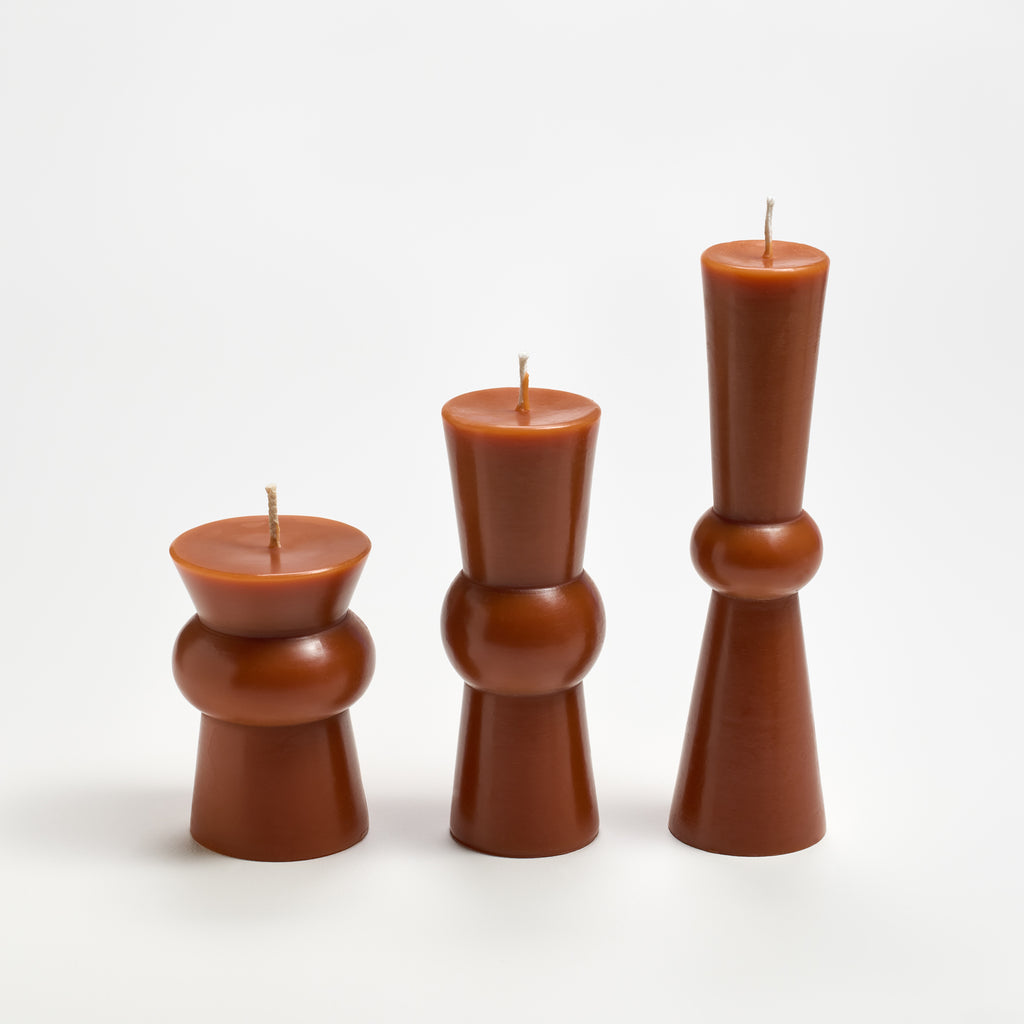 Terra Cotta Josee Pillars by Greentree Home Candle