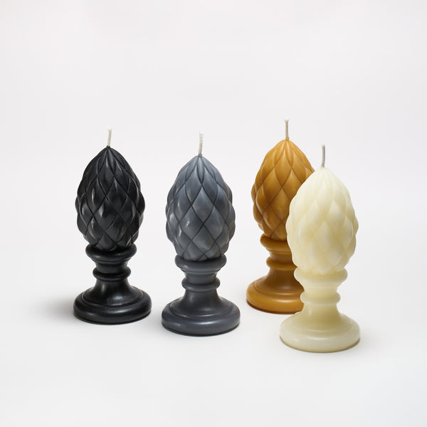 Shown in Black, Gray, Natural, and Cream by Greentree Home Candle 