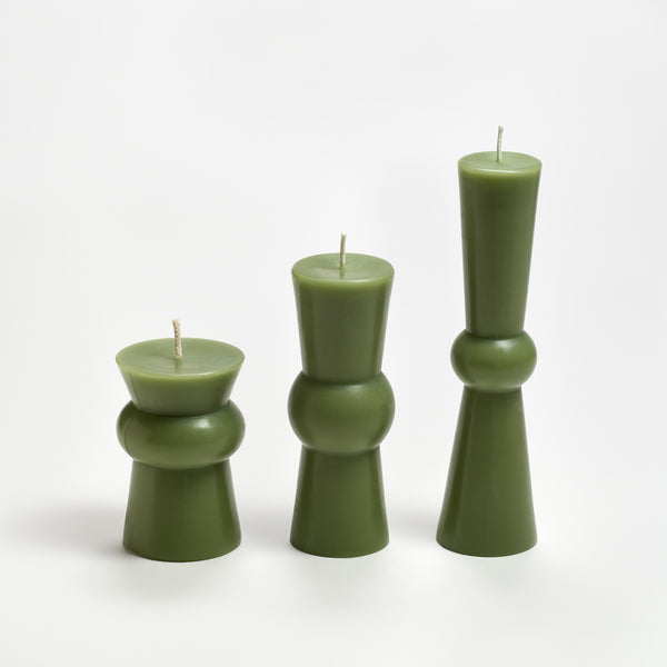 Sage Josee Pillars by Greentree Home Candle