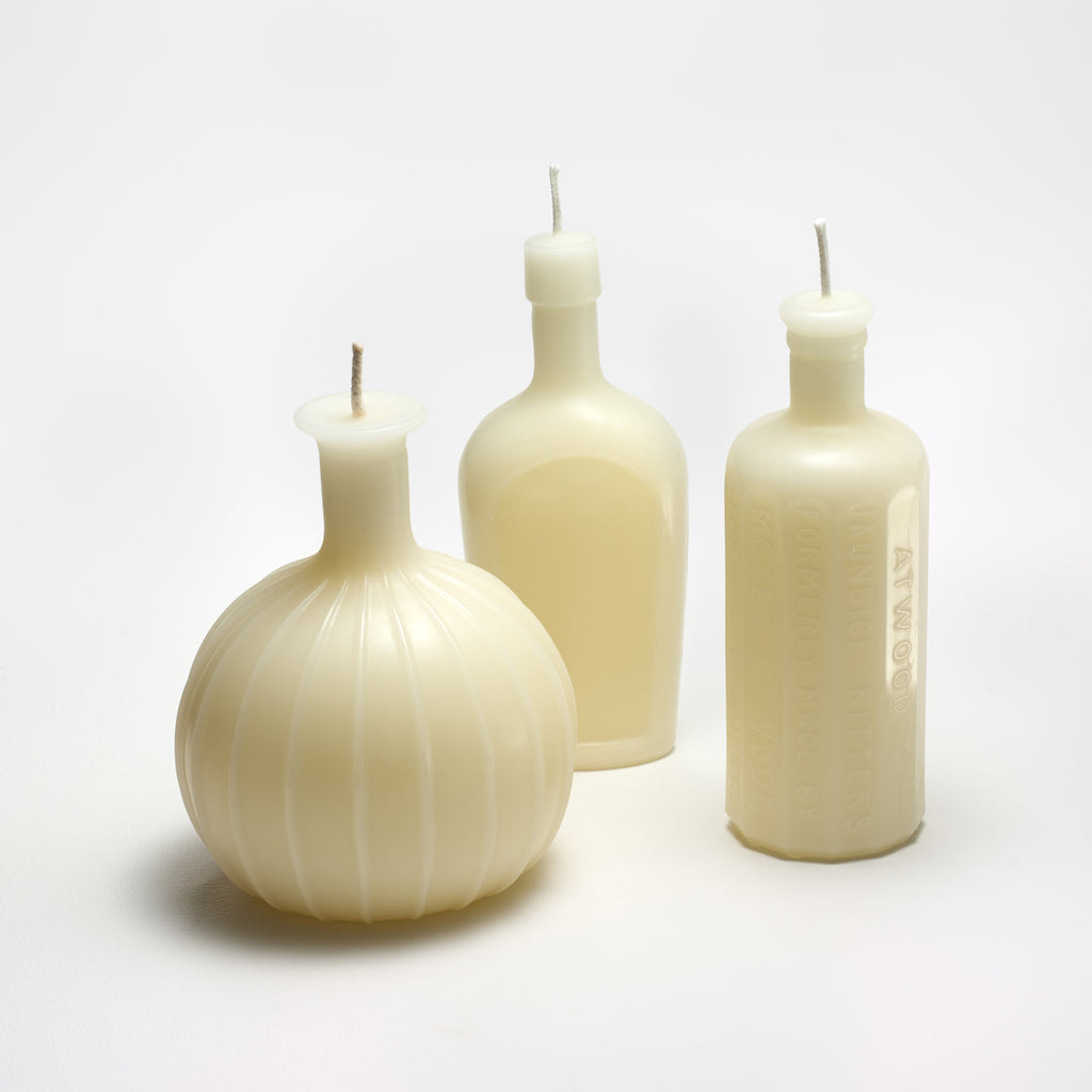 Cream Bottles: bulb, arch and facet