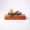 Beeswax votives in natural by Greentree Home Candle